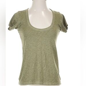 Rag & Bone U Neck Tee - Dry Grass